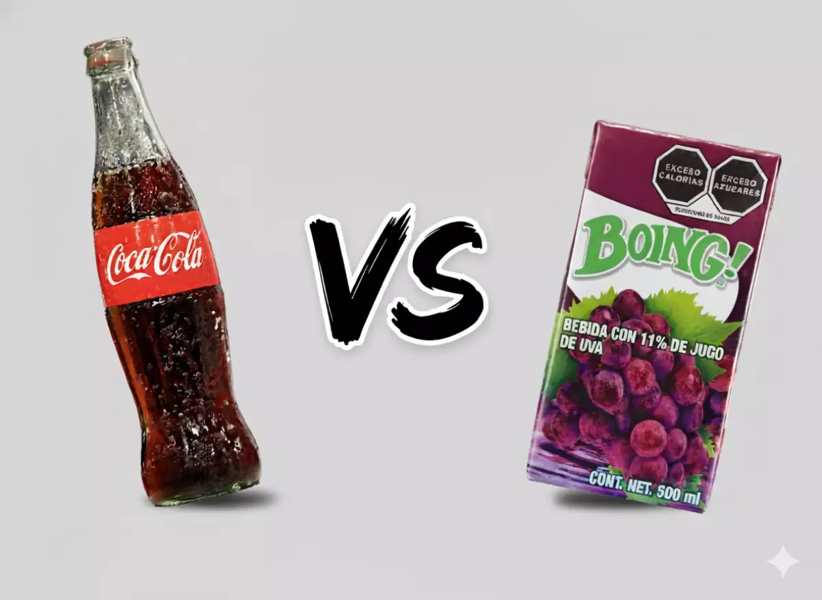Boing vs. Coca Cola: lo que toman los niños sí importa y Profeco revela cuál tiene más azúcar 