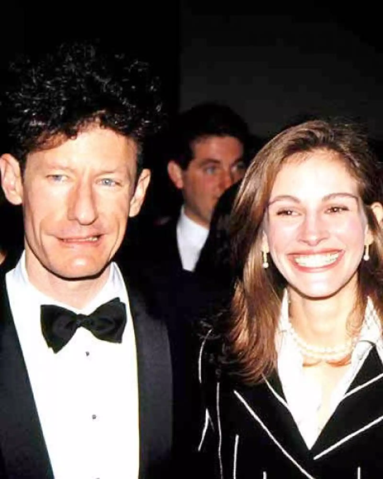 Julia Roberts, la `pretty woman´ causó un alboroto en el mundo del espectáculo cuando se casó con un hombre no muy guapo, el músico Lyle Lovett