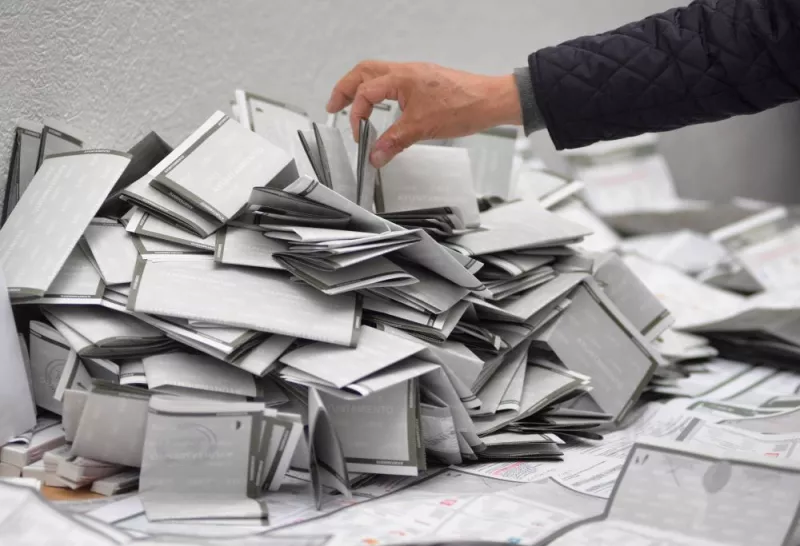 boletas voto urna conteo