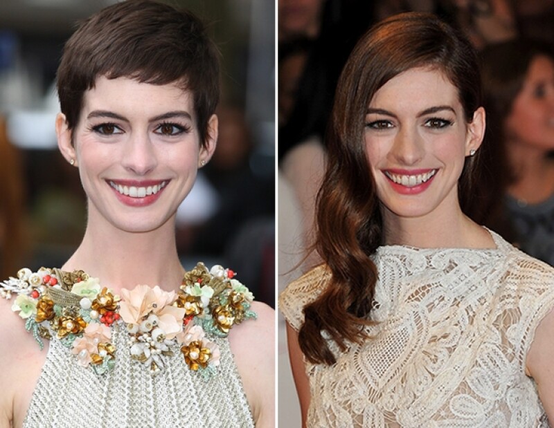 Aunque ahora la actriz usa el pelo en un moderno pixie, que adoptó para su papel en `Los Miserables´, su look clásico es con pelo más largo.