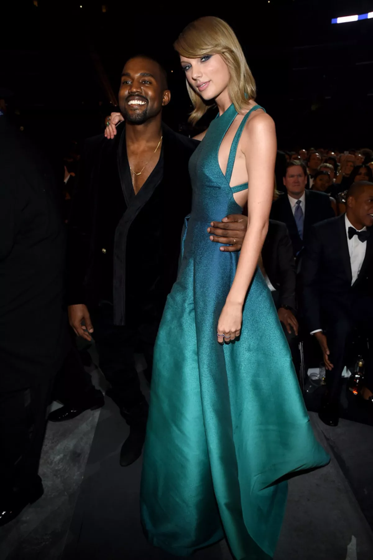 Fue en los Grammy 2015 cuando luego de seis años, Kanye y Taylor finalmente limaron asperesas.