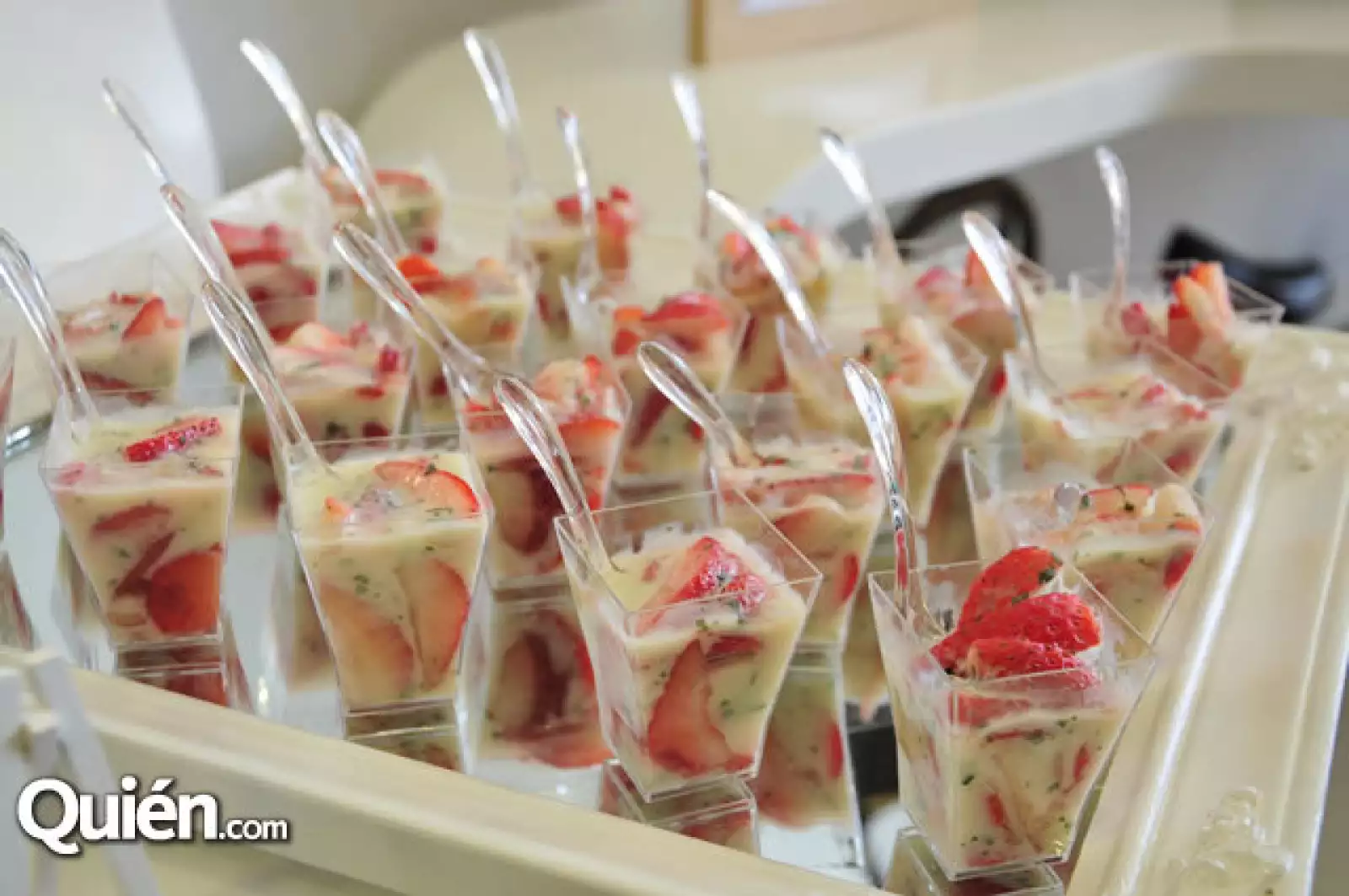 Detalle barra de postres