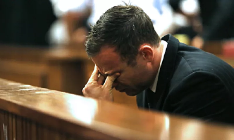 Oscar Pistorius fue acusado de homicidio involuntario. (Foto: AFP)