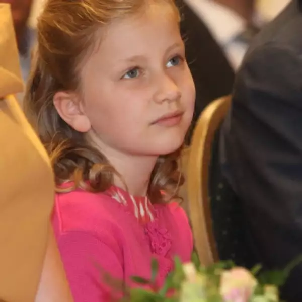 El día de mañana esta niña podrá ser Reina de los Belgas.