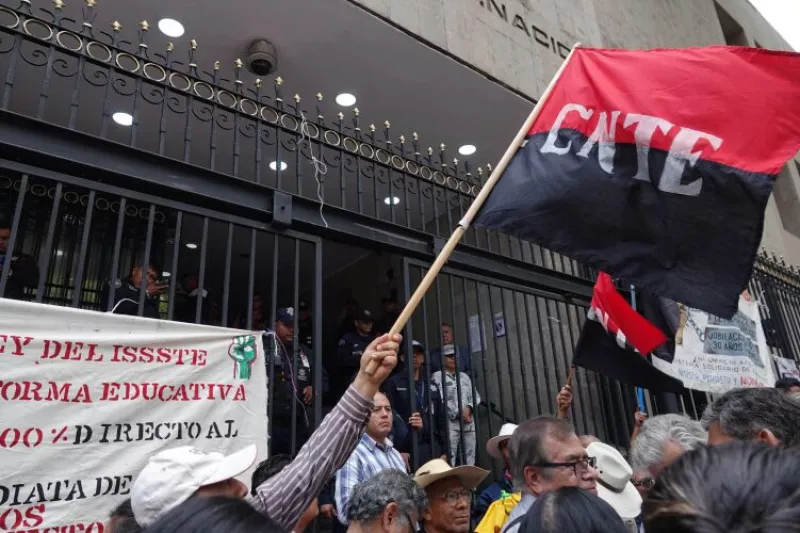 Protesta de la CNTE