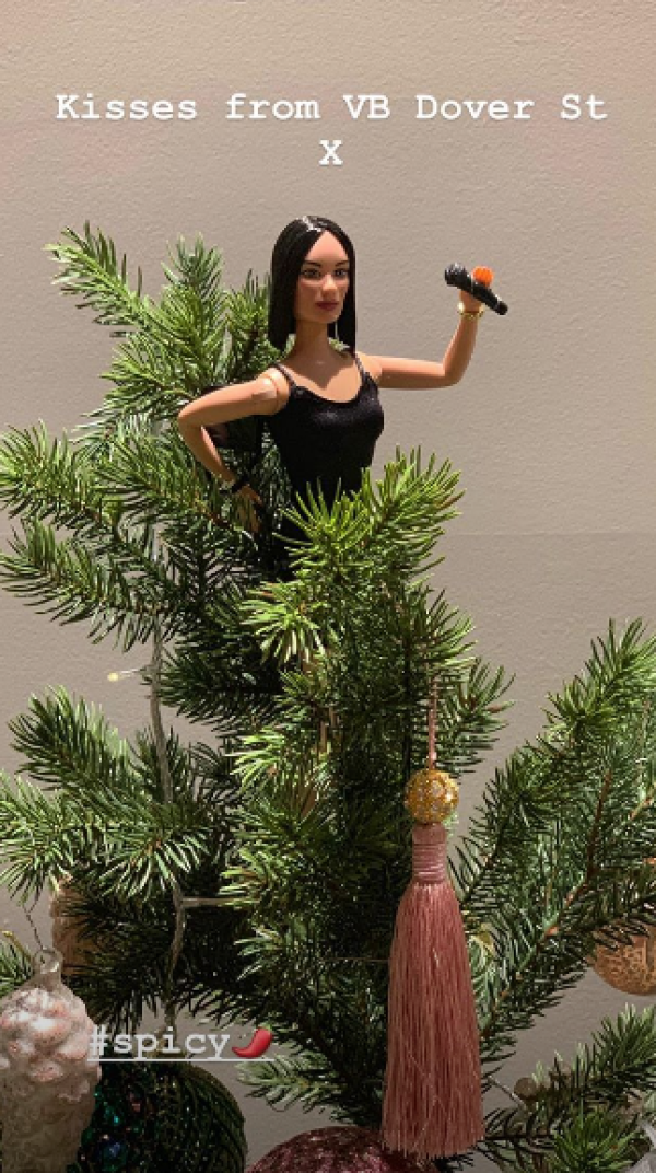 Victoria Beckham, adorno Navidad