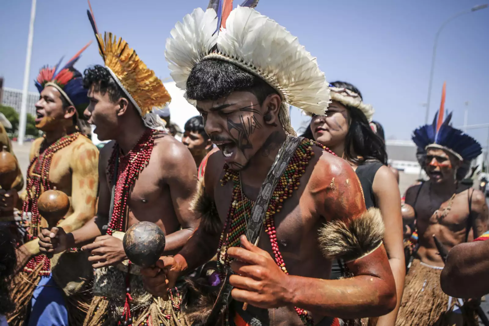 BRAZIL-INDIGENOUS-PROTEST