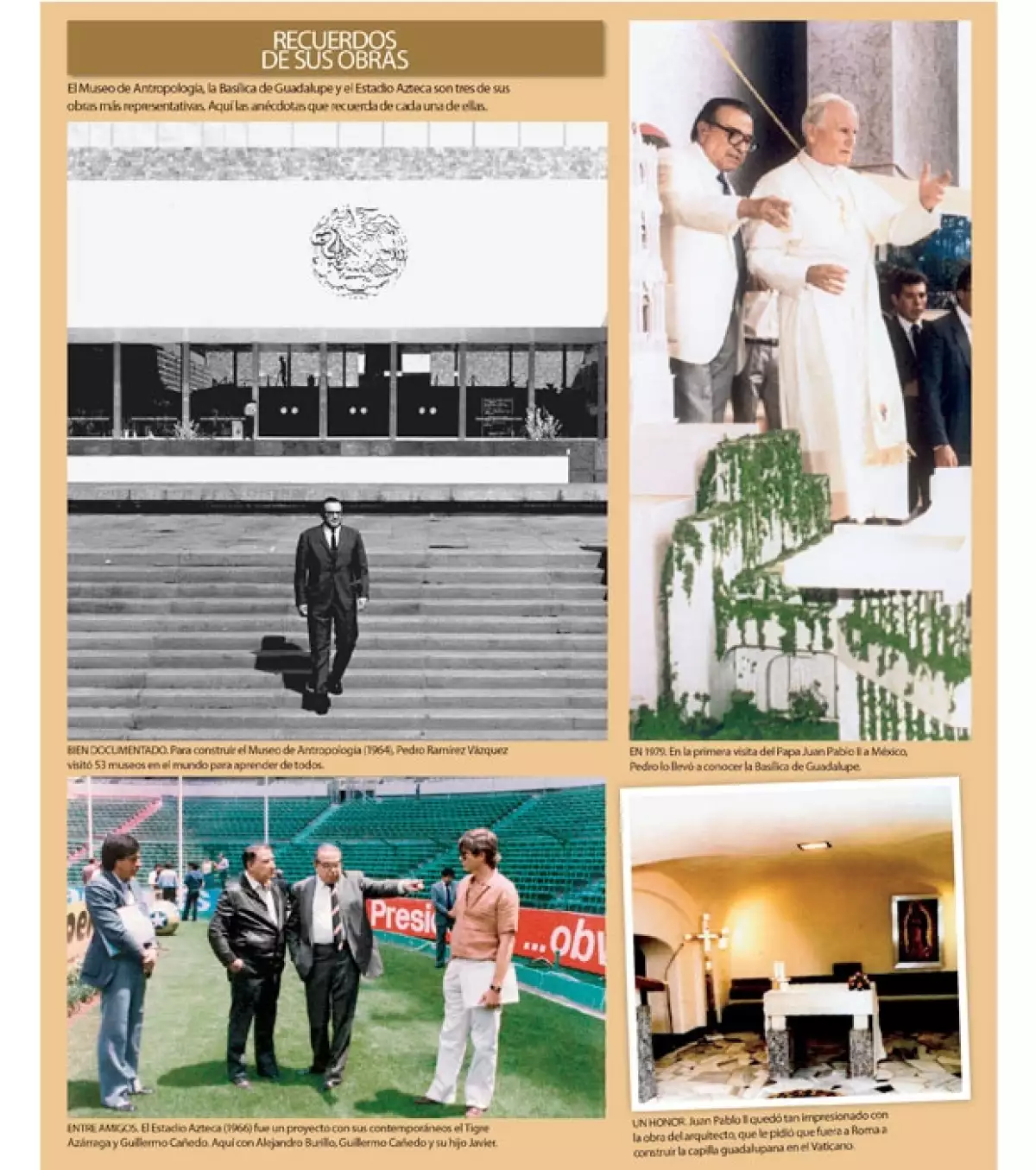 Sin duda Pedro Ramírez Vázquez fue el arquitecto de México. (Archivo Quién/Fotos: Cortesía Pedro Ramírez Vázquez)