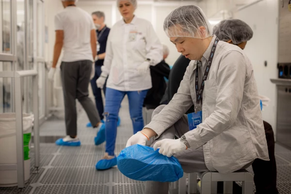 preparación para el cuarto limpio, de Intel