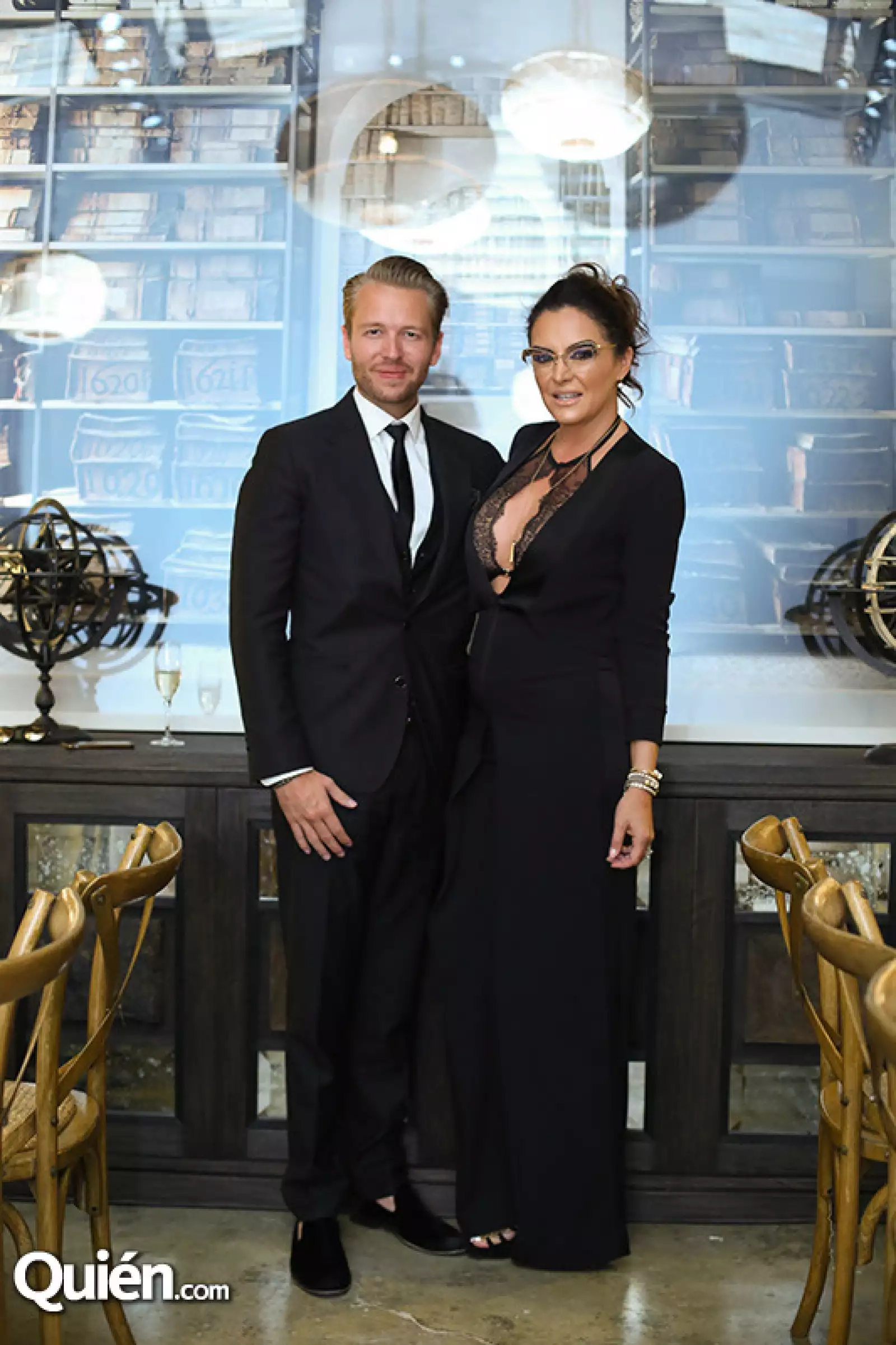 Michel Lillengun y Carmina Zamorano