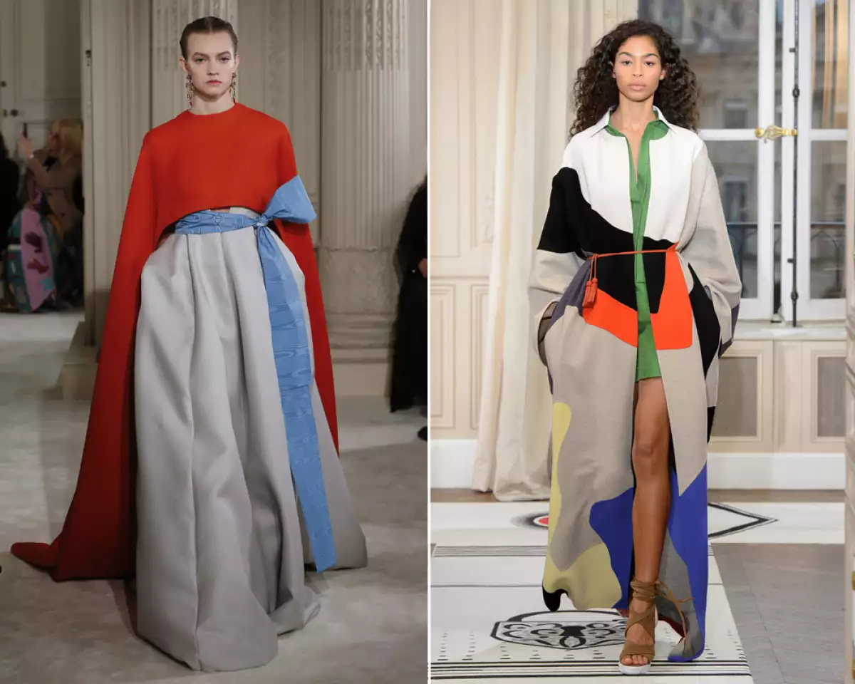 Valentino y Schiaparelli en su reciente entrega Haute Couture en París.