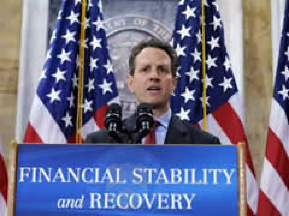 El secretario del Tesoro, Timothy Geithner, anunció el plan de ayuda, que idealmente involucraría una combinación de capital gubernamental y privado. (Foto: Reuters)