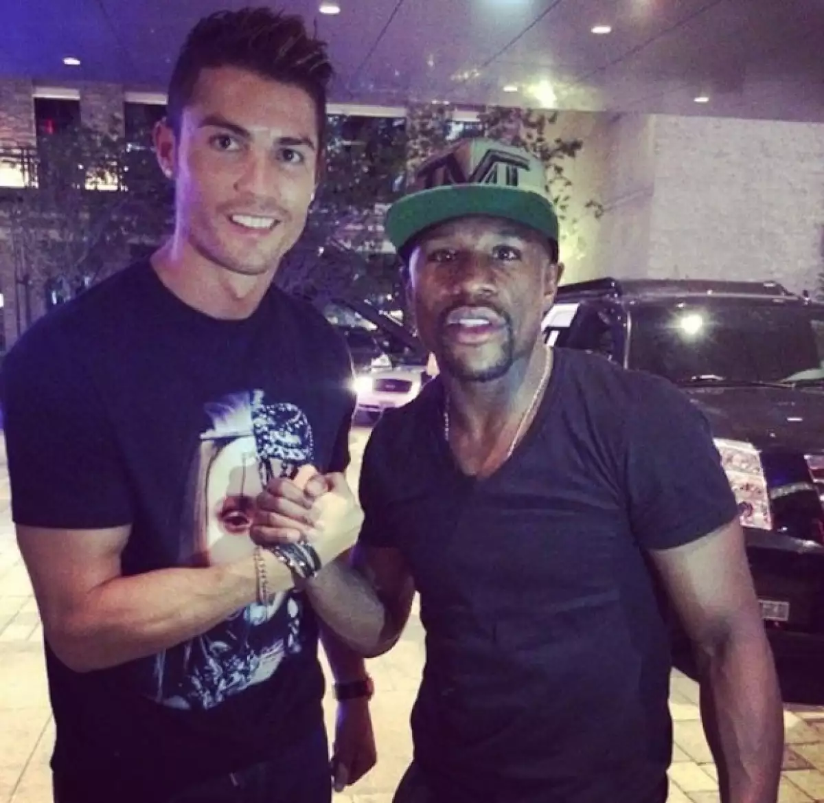 Antes de reunirse con su equipo este sábado en Los Ángeles, Cristiano se encontraba de vacaciones en Las Vegas.