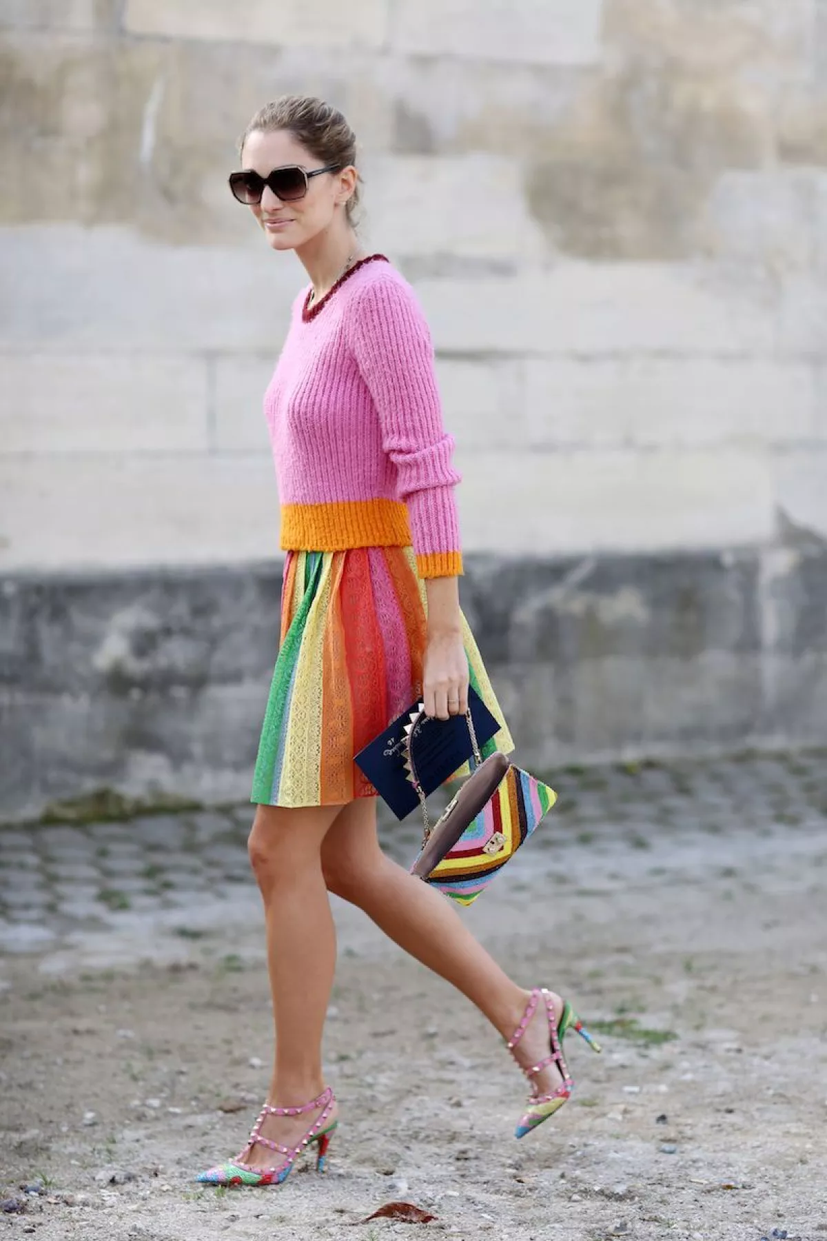 Street Style, Spring Summer 2015, Paris Fashion Week, France - 30 Sep 2014