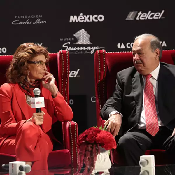 Sophia Loren,Carlos Slim