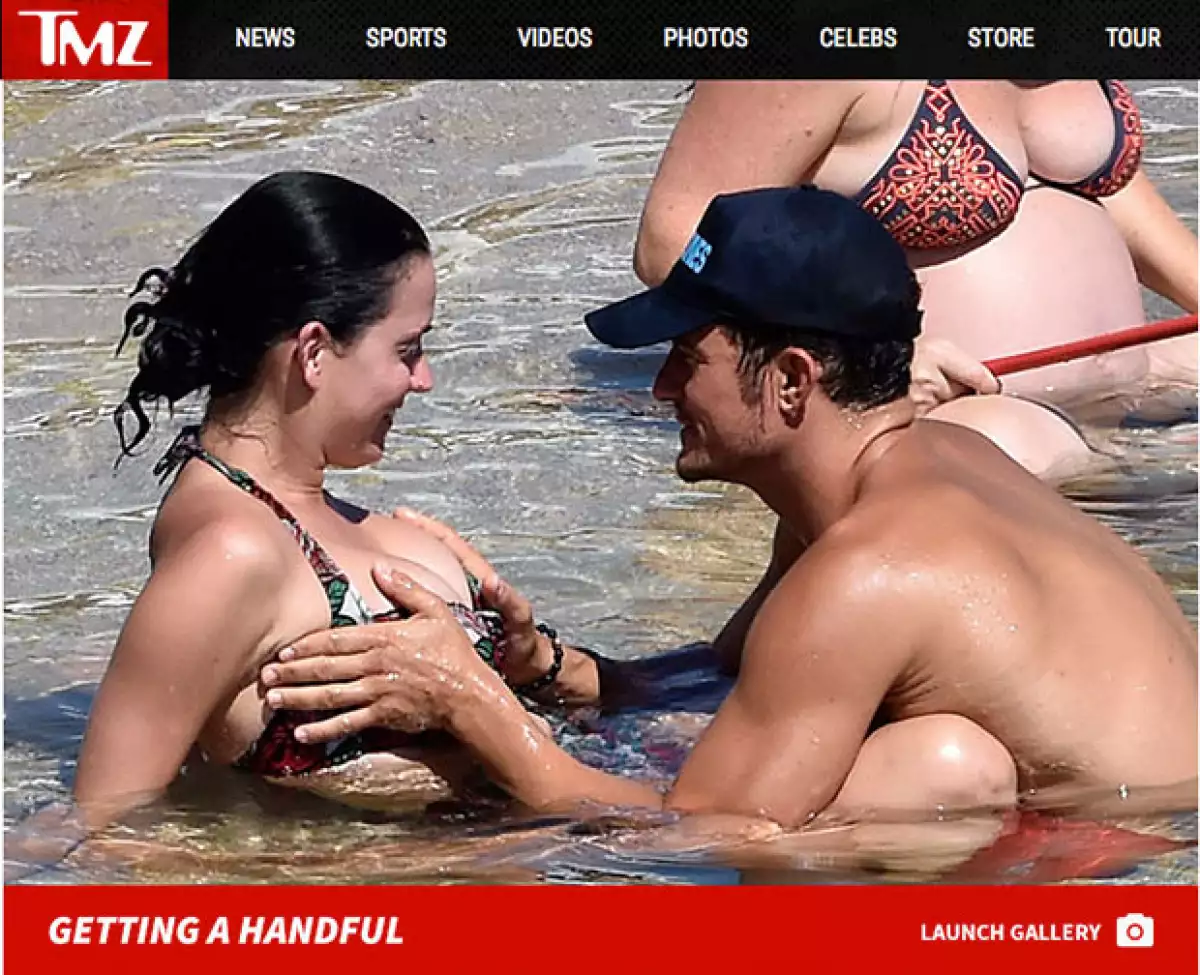 El actor se dejó ver más que cariñoso con su novia en una playa pública.