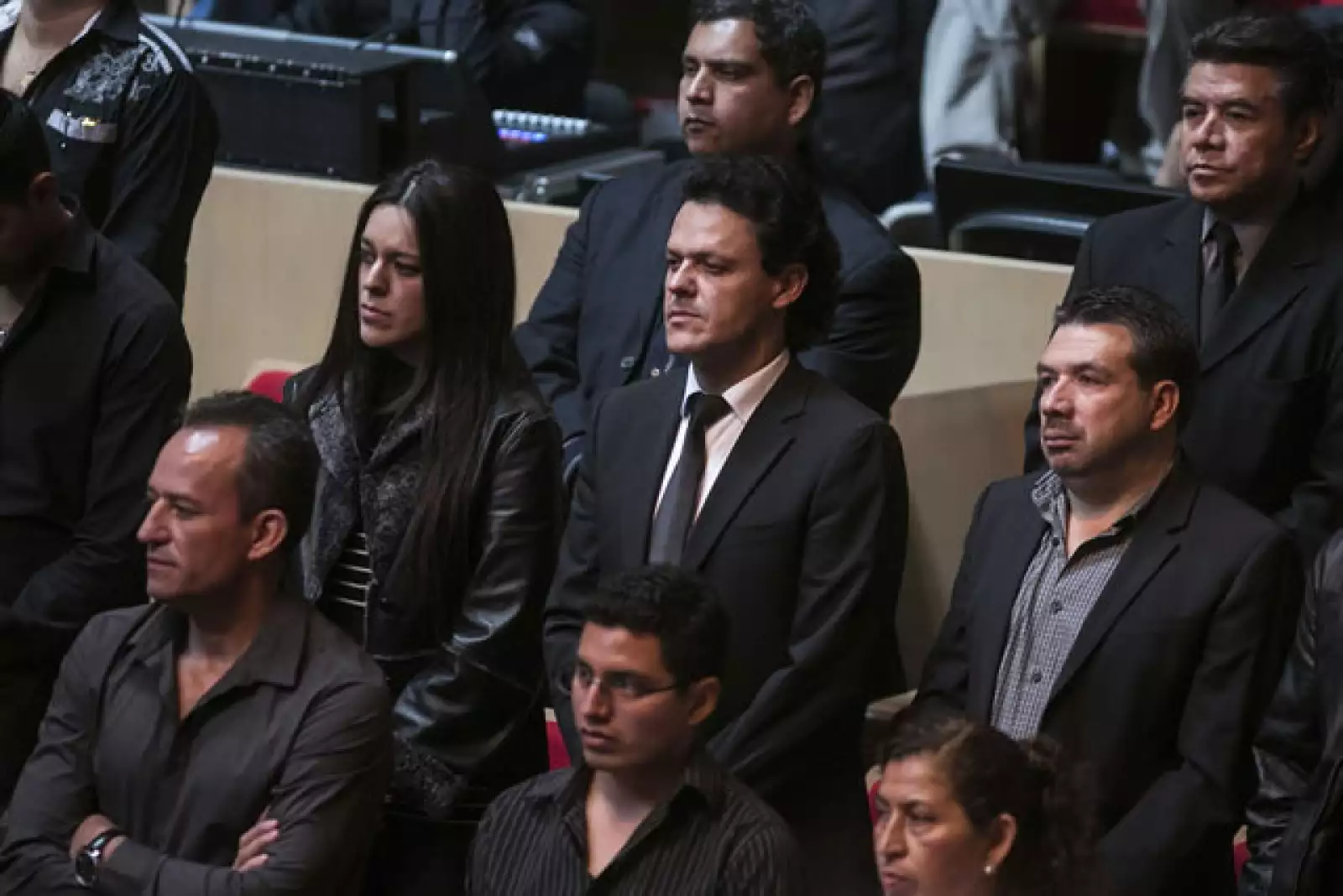 Pedro Fernández también estuvo presente en el velorio.