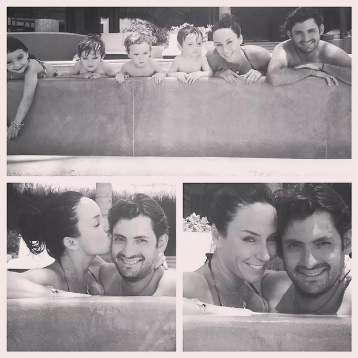 Aunque pocas veces Inés comparte fotos con Manuel pues asegura, `no le gusta que lo haga famoso´, la conductora publicó esta imagen en Instagram hace unos meses.