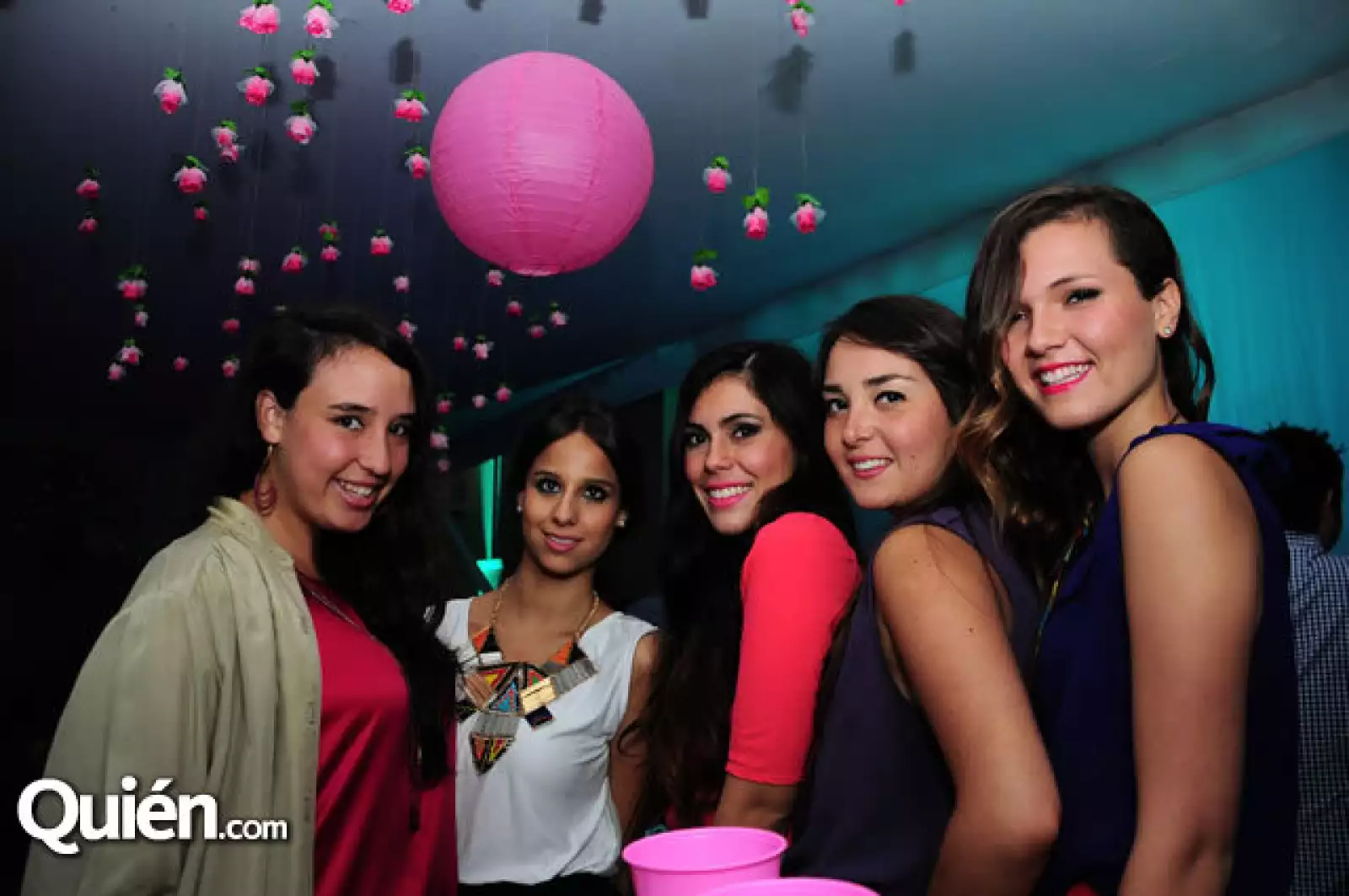 Sophia Fernández, Valeria Valdés, Pamela Salinas, Ale Arizti y Angélica Ballesteros