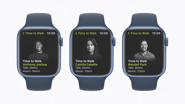 Apple Fitness + время для прогулки