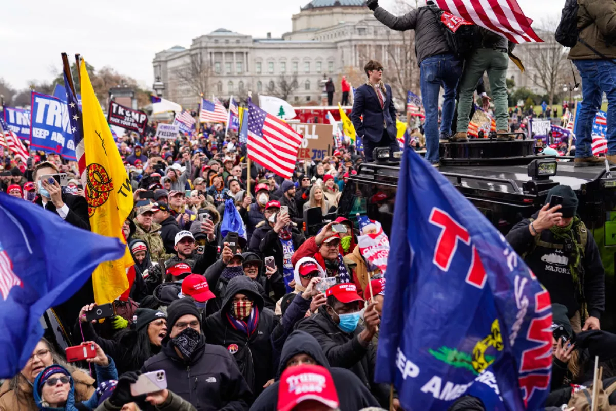 Trump Supporters Hold "Stop The Steal" Rally In DC Amid Ratification Of Presidential Election