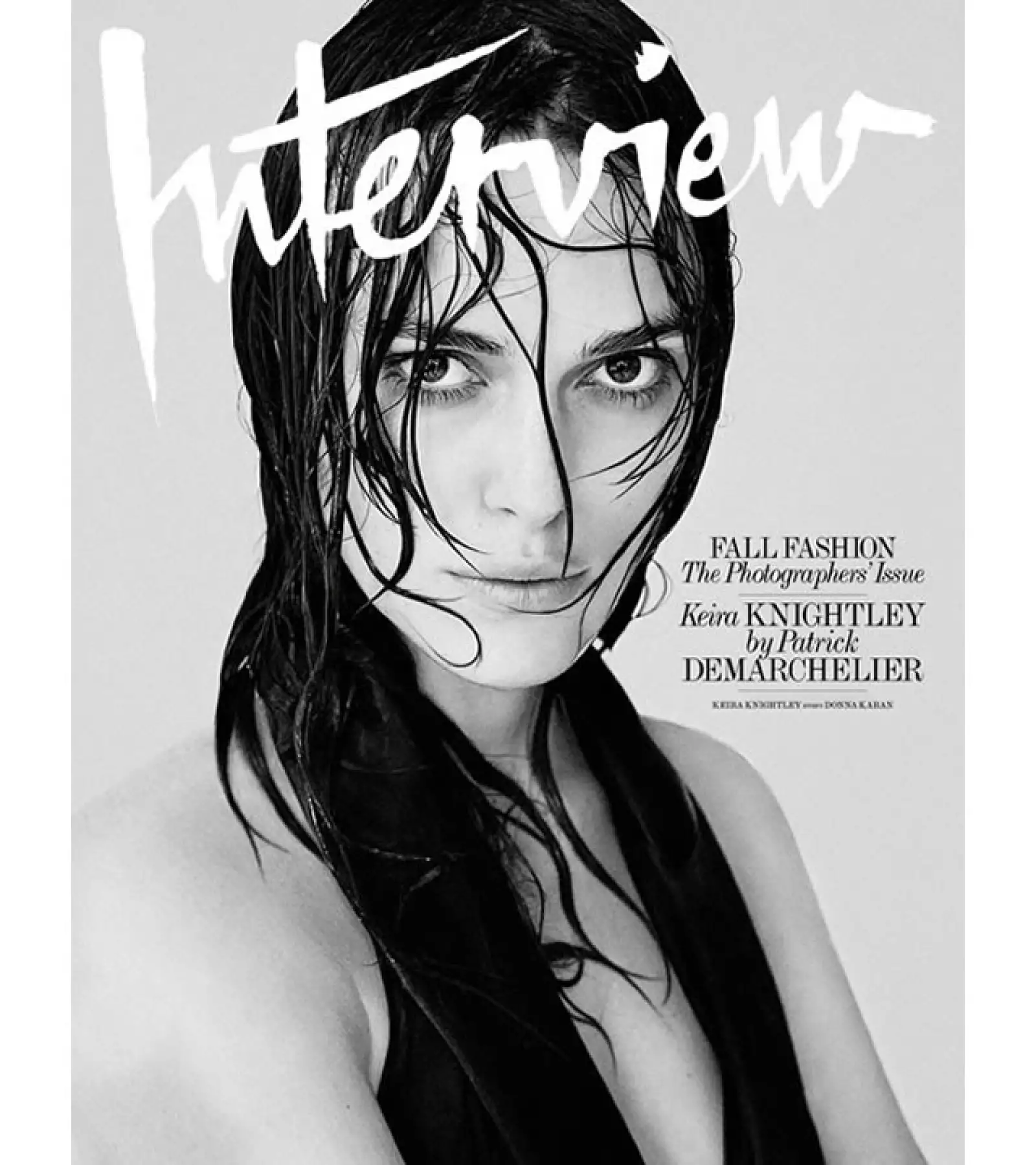 La portada de Interview obra del afamado fotógrafo Patrick Demarchelier.