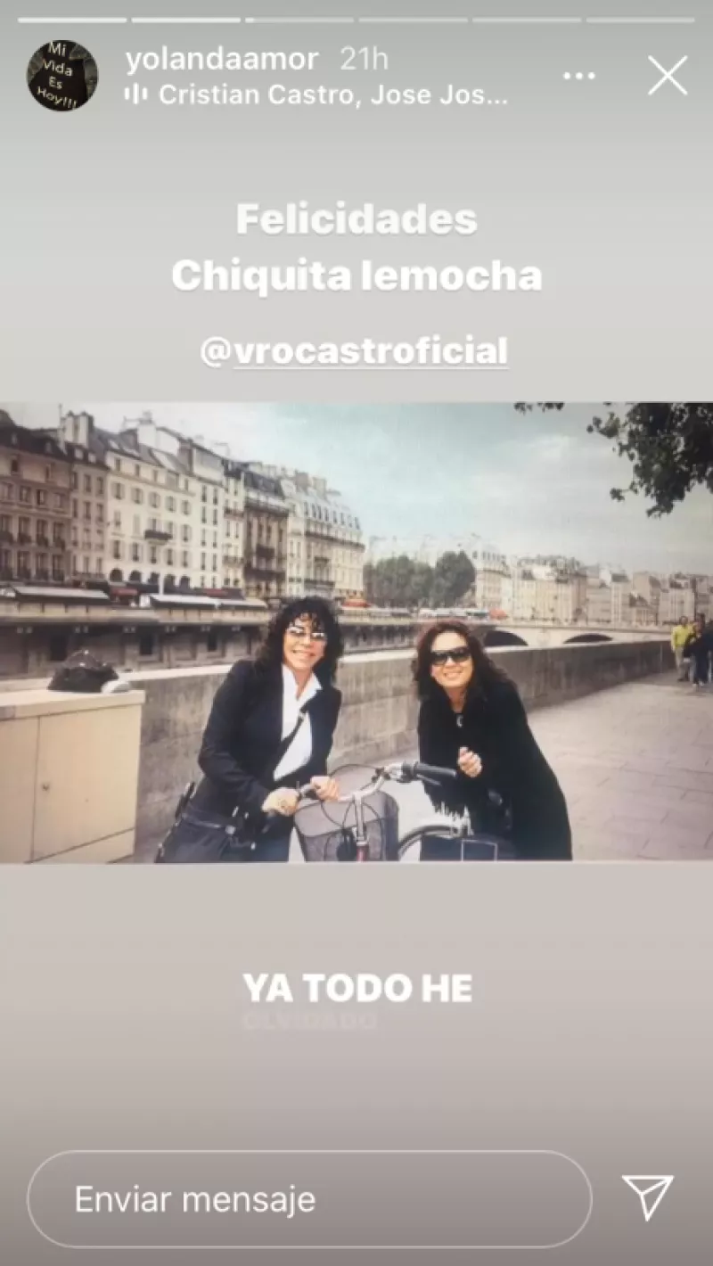 Verónica Castro y Yolanda Andrade