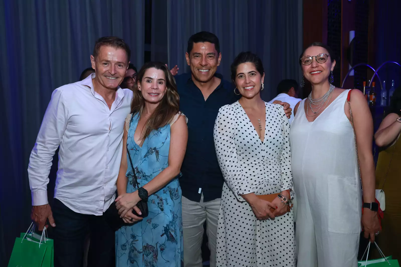  Gary Williams, Montse Barros, Paulina Feltrín y Andrea Tejeda