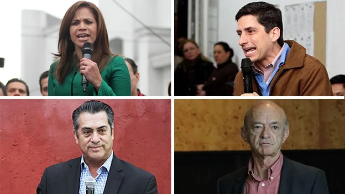 ivonne alvarez, felipe de jesus cantu, jaime rodriguez bronco, fernando elizondo