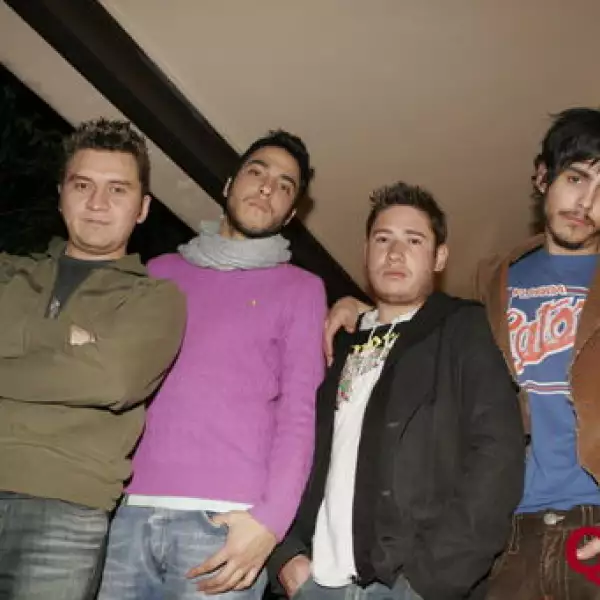 Pepe Damían, Rodrigo Dávila, Rubén Puentes, Billy Méndez, integranes del grupo Motel