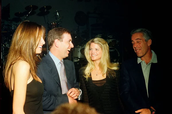 Príncipe Andrés y Jeffrey Epstein