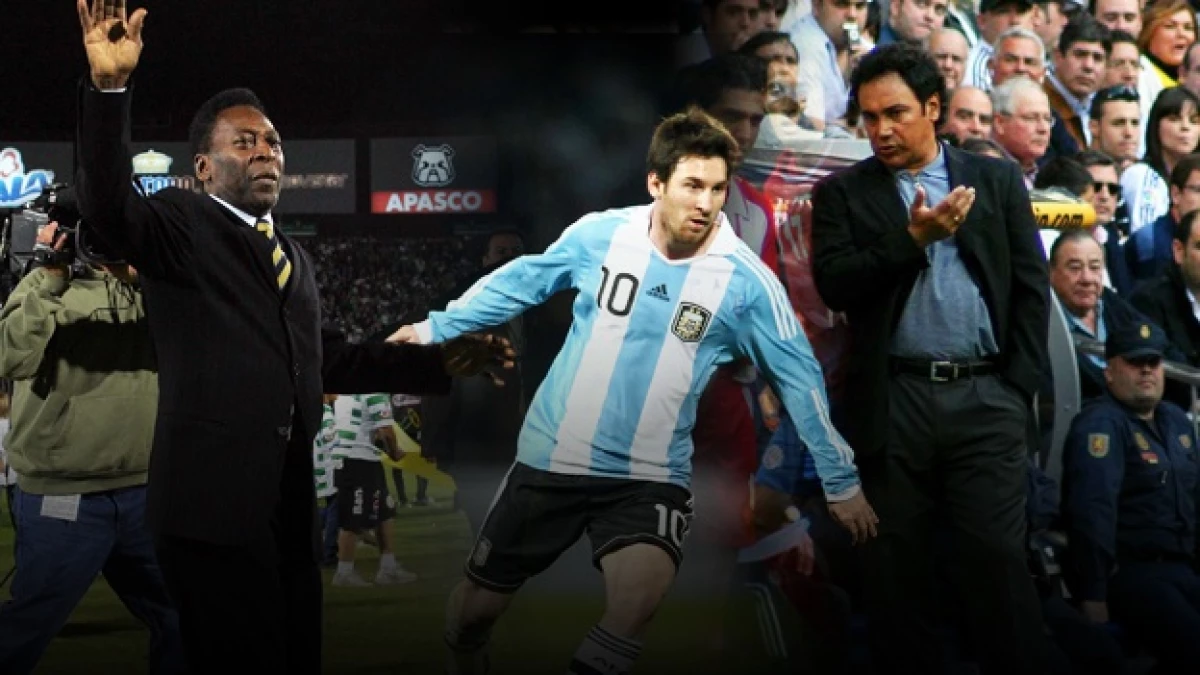 Messi, Hugo Sánchez y Pelé