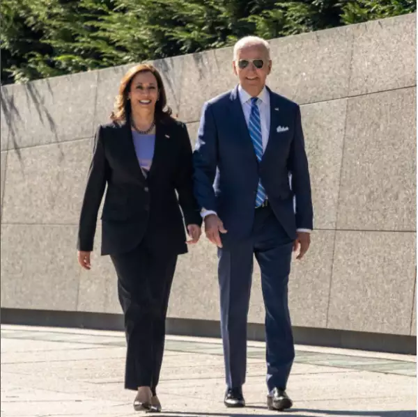 Kamala Harris y Joe Biden