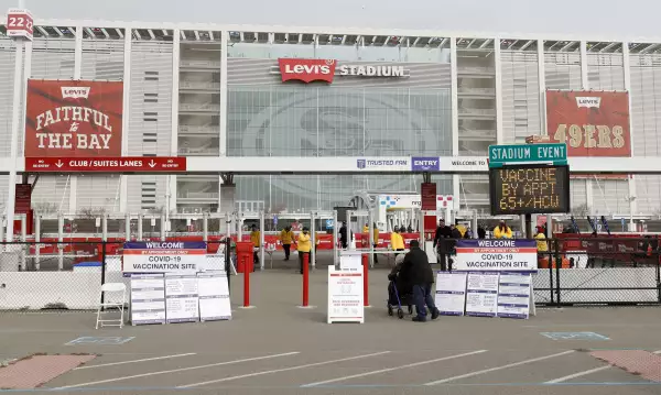 Levi Stadium Opens As Mass Covid Vaccination Site