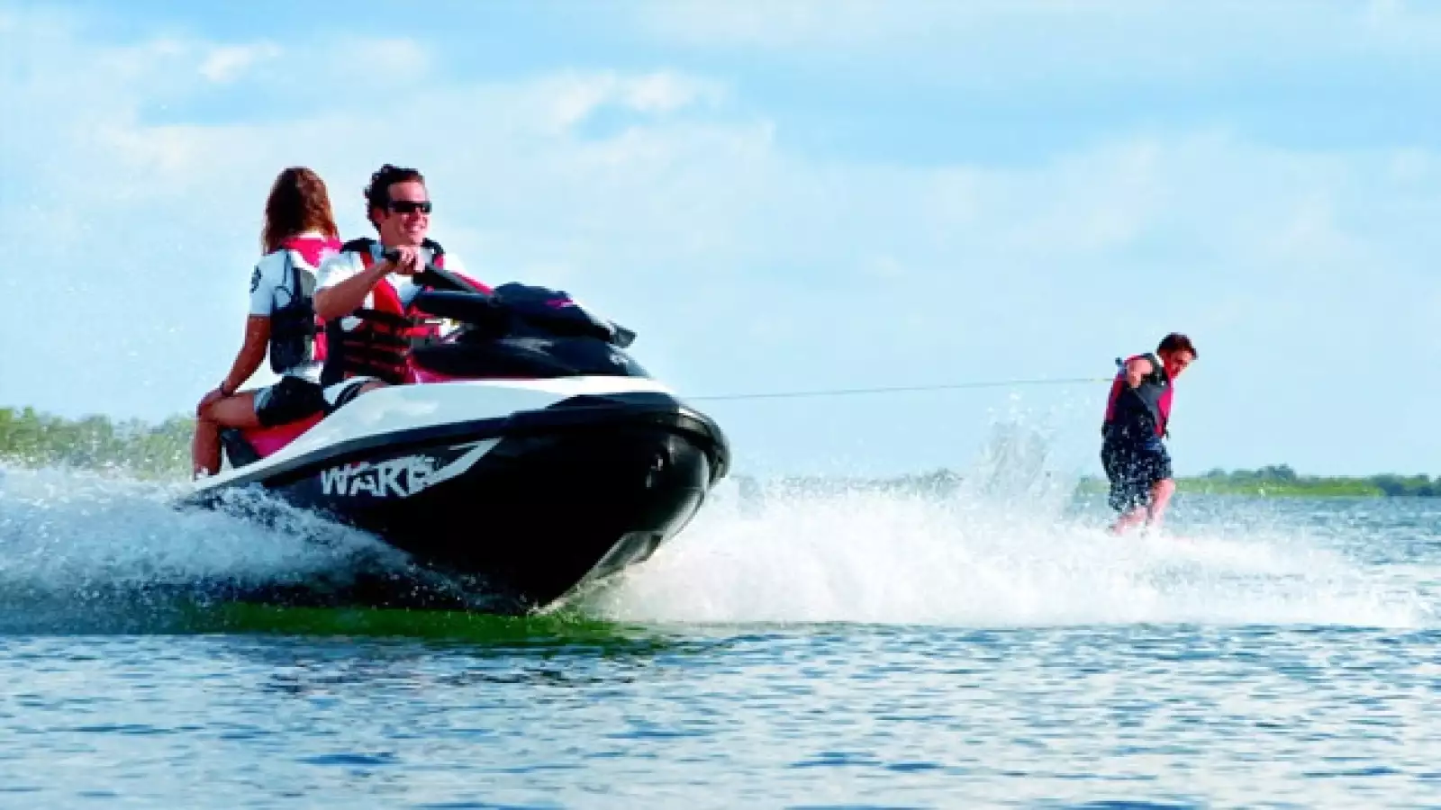 ski moto acuatica playa mar