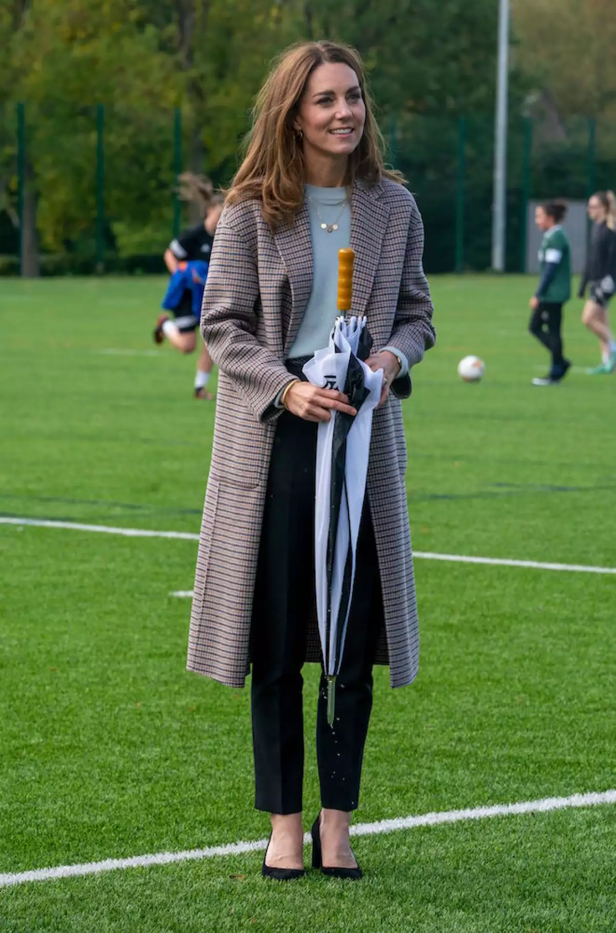 The Duchess of Cambridge visits students at the University of Derby, UK - 06 Oct 2020