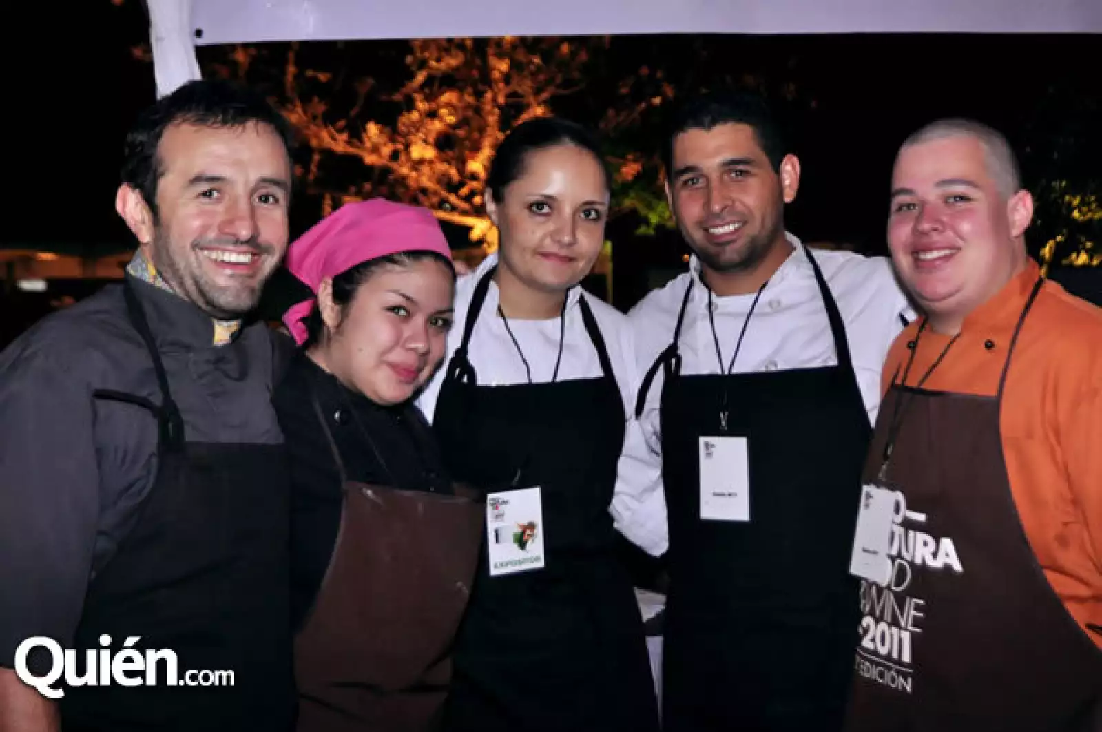 Mark Aceves,Sharon de Nora,Sara Arnaud,Rubén Fernández y Luis Echeverri