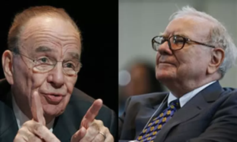 Murdoch, cuyo diario se identifica más con los republicanos, retó a Buffett, partidario abierto de Obama, a declarar sus impuestos. (Foto: Especial)