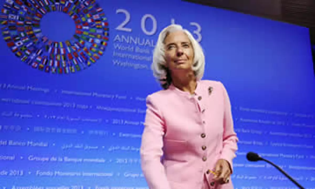 La directora del organismo, Christine Lagarde, puso atención en los problemas legislativos de EU. (Foto: Notimex)