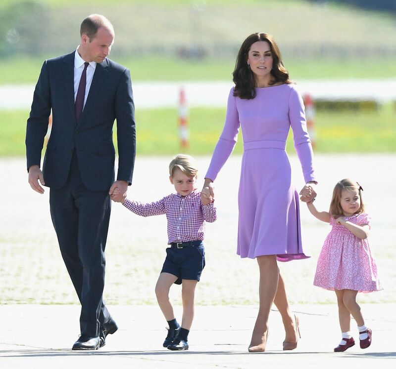 William, Kate, George, Charlotte