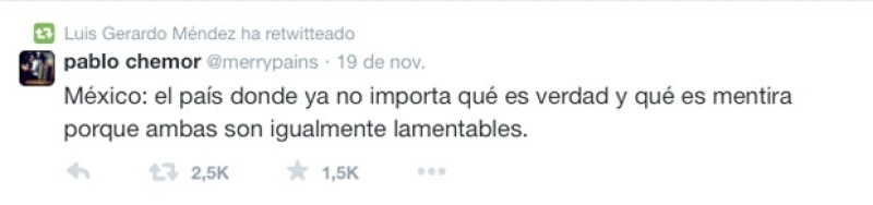 Algunos dieron varios retuits en forma de apoyo al movimiento.