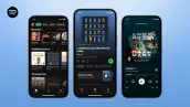Interfaz de audiolibros de Spotify.