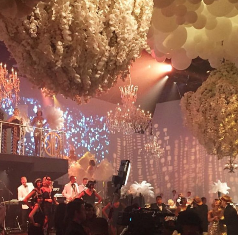 La decoración del lugar fue increíble.