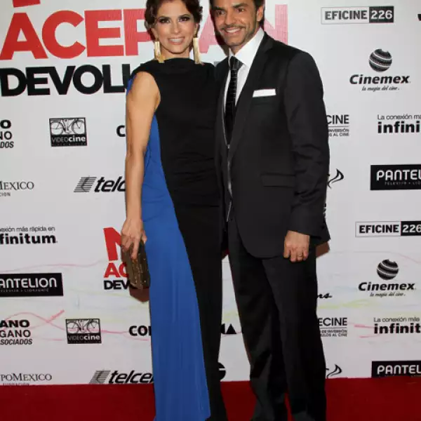 Alessandra Rosaldo y Eugenio Derbez.