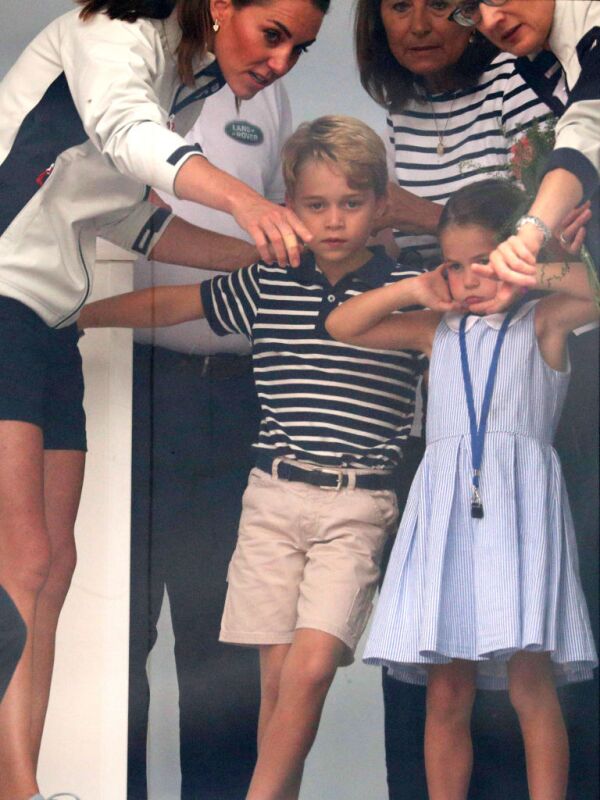 Kate Middleton, príncipe George y la princesa Charlotte