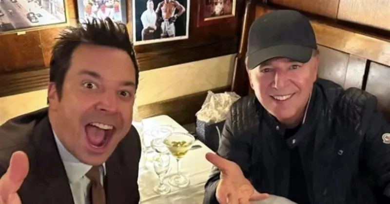 Jimmy Fallon y Tommy Mottola