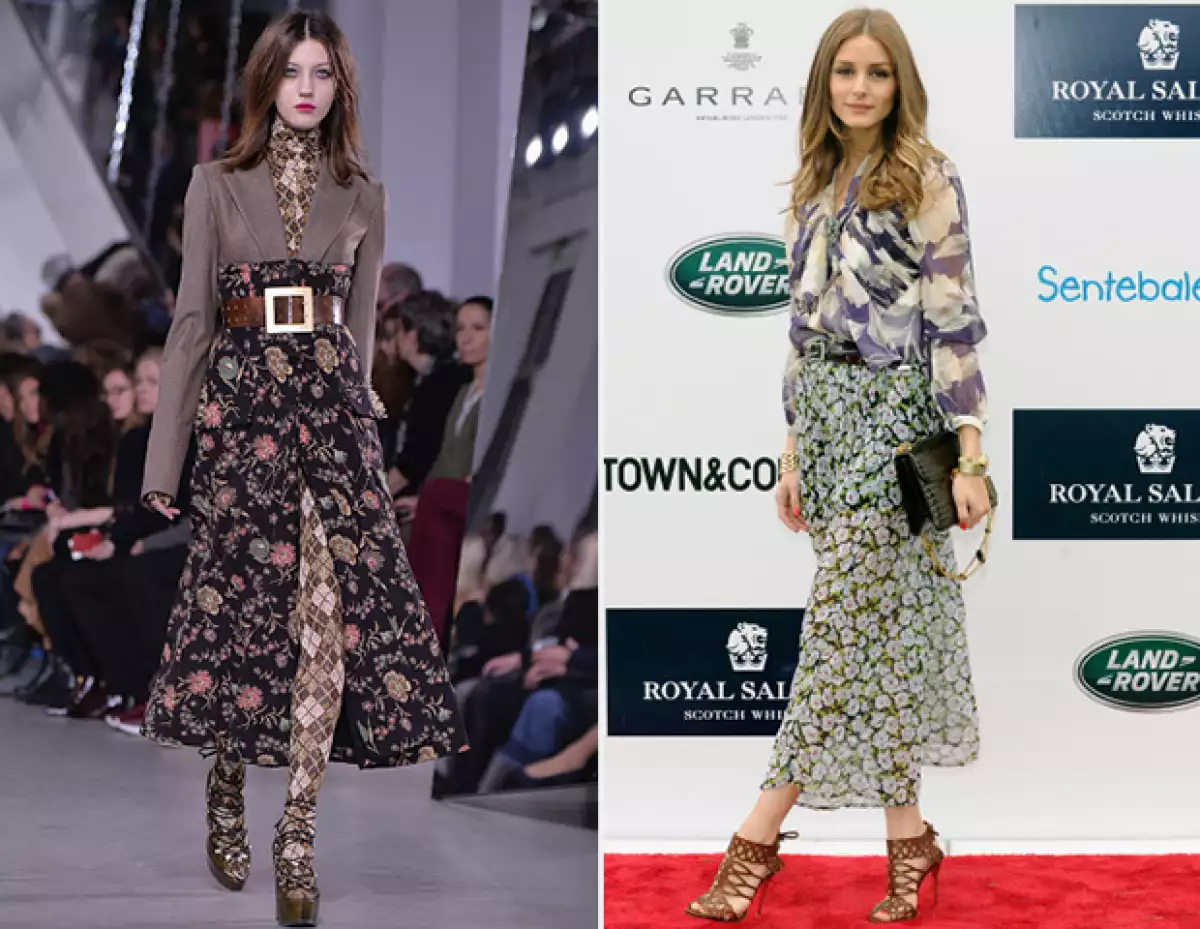 Faldas con estampado floral