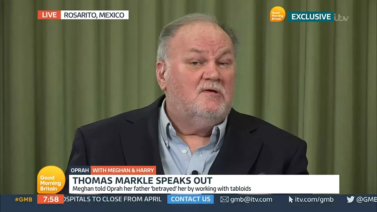 'Good Morning Britain' TV Show, London, UK - 09 Mar 2021