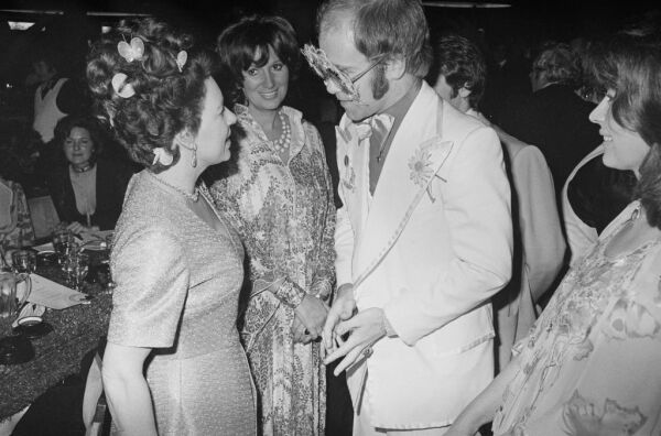 Princesa Margarita y Elton John