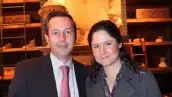 Lorena Ochoa y Andrés Conesa